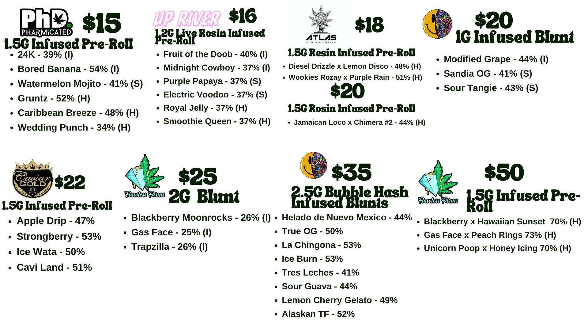 NM HyLyfe pre-roll menu, page 3